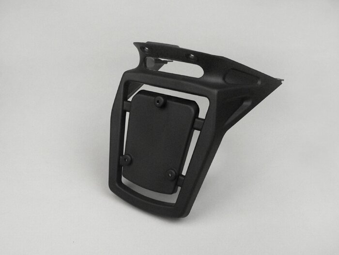 Number plate holder/mud flap -GILERA- Runner 50 (2006-) (ZAPC461, ZAPC462) - black