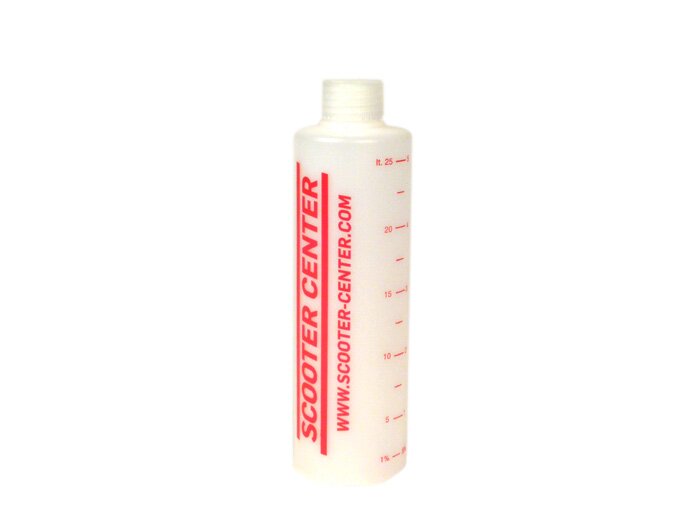 Olie maatbeker -SCOOTER CENTER 250ml- met deksel