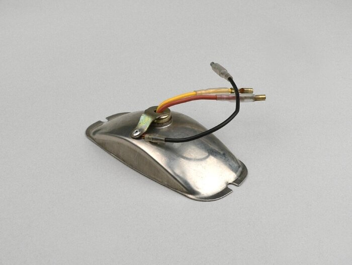 Luz trasera -LAMBRETTA reflector solamente- LI Serie 3, LI Special, SX, TV Serie 3 - acero inoxidable