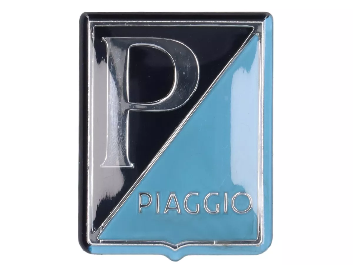 Badge horn cover -VESPA- Piaggio rectanGL150 (VLA1T)e - Vespa GS150 / GS3 (since 1955), Vespa GS160 (since 1962), Vespa SS180 (since 1965), Vespa Super (since 1965), Vespa GT125 (since 1966) - plastic