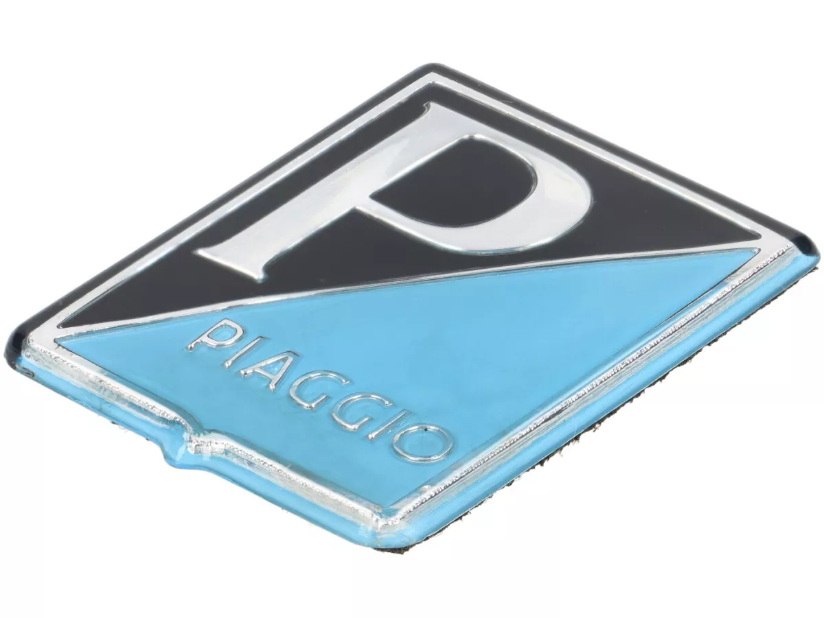 Badge horn cover -VESPA- Piaggio rectanGL150 (VLA1T)e - Vespa GS150 / GS3 (since 1955), Vespa GS160 (since 1962), Vespa SS180 (since 1965), Vespa Super (since 1965), Vespa GT125 (since 1966) - plastic