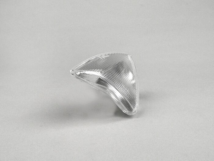 Richtingaanwijzer -GILERA- Runner 50 RST (vanaf 2006), Runner 125 VX, Runner 200 VXR - wit - linksvoor