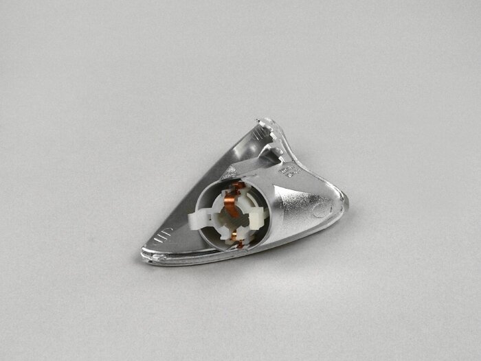 Richtingaanwijzer -GILERA- Runner 50 RST (vanaf 2006), Runner 125 VX, Runner 200 VXR - wit - linksvoor