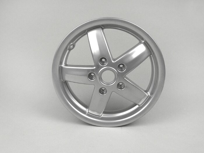 Wheel rim, front -PIAGGIO 2.50-11 inch- Vespa LX, LXV, S - silver