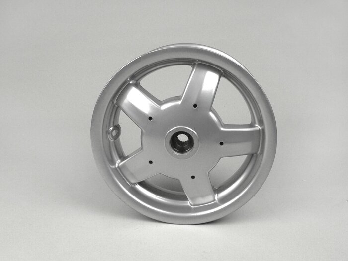 Wheel rim, rear -PIAGGIO 3.00-10 inch- Vespa LX, LXV, S - silver