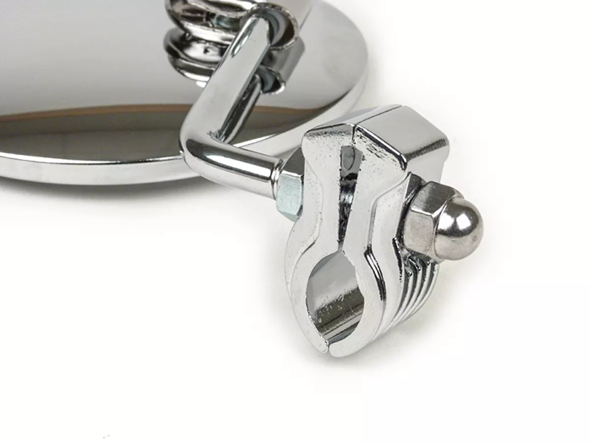 Mirror -SKY Clip on- Chrome universal - round Ø=105mm