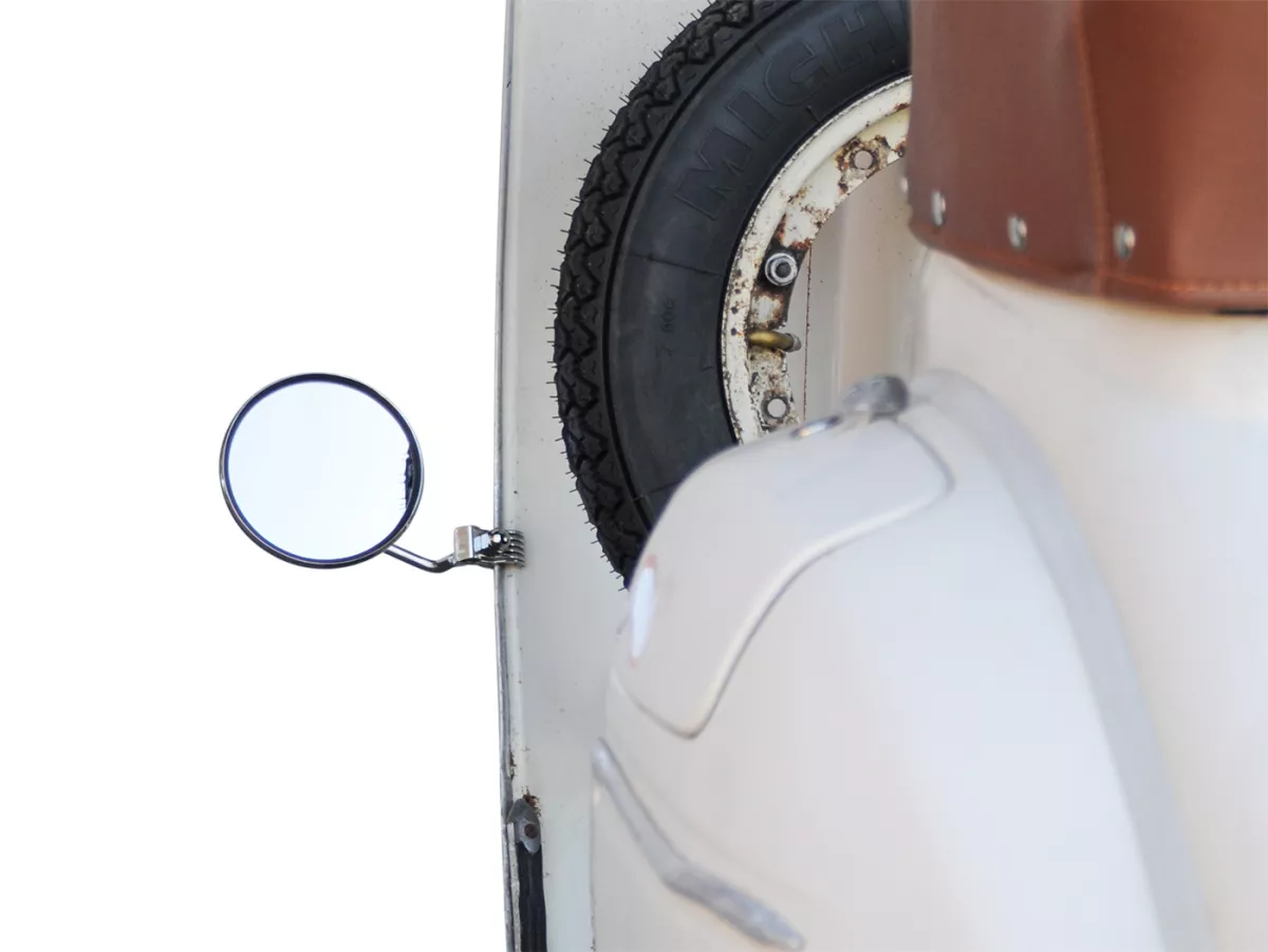 Mirror -SKY Clip on- Chrome universal - round Ø=105mm