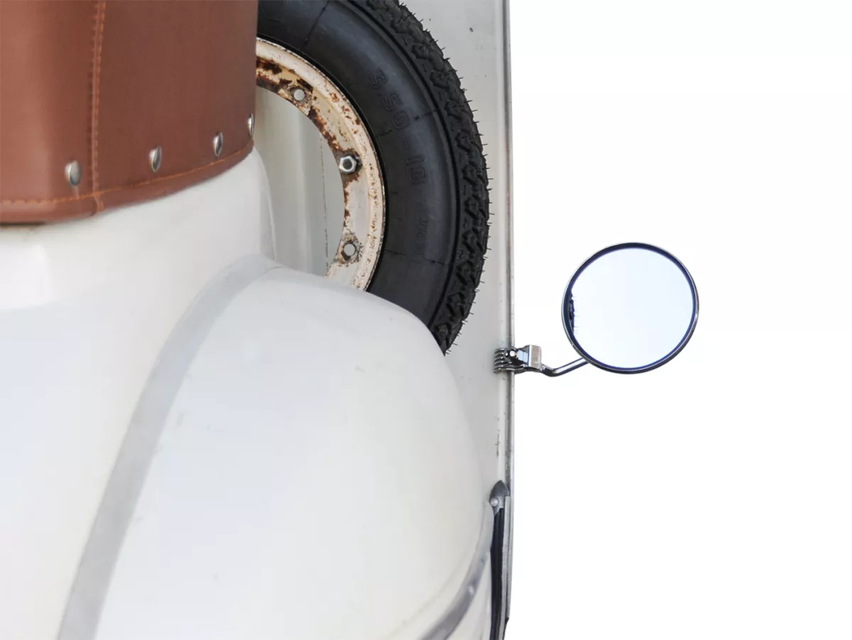 Mirror -SKY Clip on- Chrome universal - round Ø=105mm