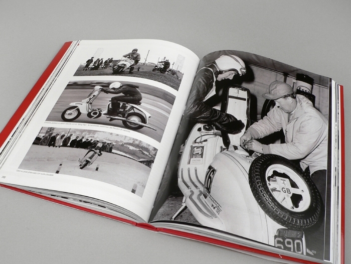 Livre -LAMBRETTA DUE RUOTE DI FELICITA- de Vittorio Tessera (livre rélié)