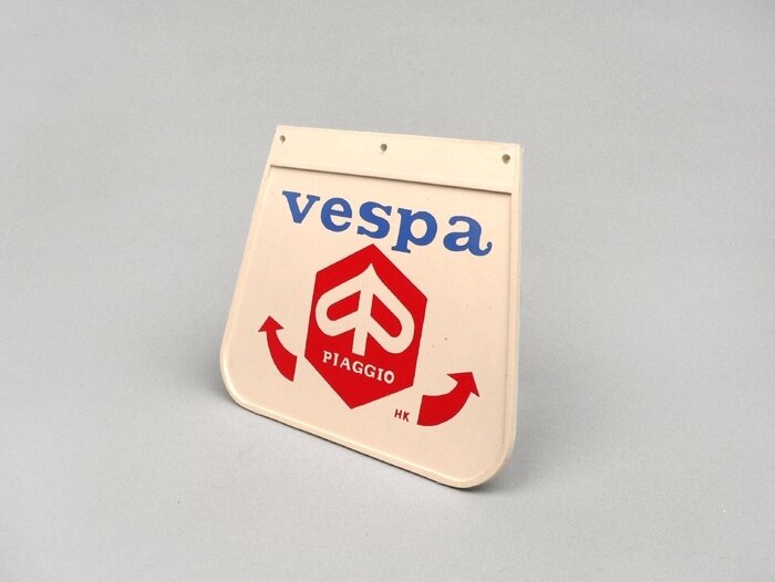 Paraspruzzi - Parafango - Parafango - QUALITÀ OEM - logo Piaggio rosso