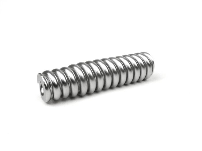 Schokdemperveer voor -BGM PRO SC, l=165mm- Vespa Rally180 (VSD1T), Rally200 (VSE1T), Sprint150 (VLB1T), TS125 (VNL3T), GT125 (VNL2T), GTR125 (VNL2T), Super - roestvrij staal