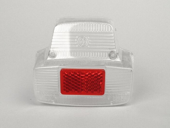 Achterlichtglas -VESPA- Vespa Antiek groot - Vespa Super (VNC1T, VBC1T), GT125 (VNL2T), Sprint (VLB1T vanaf 025479), SS180 (VSC1T vanaf 0018001) / Wit