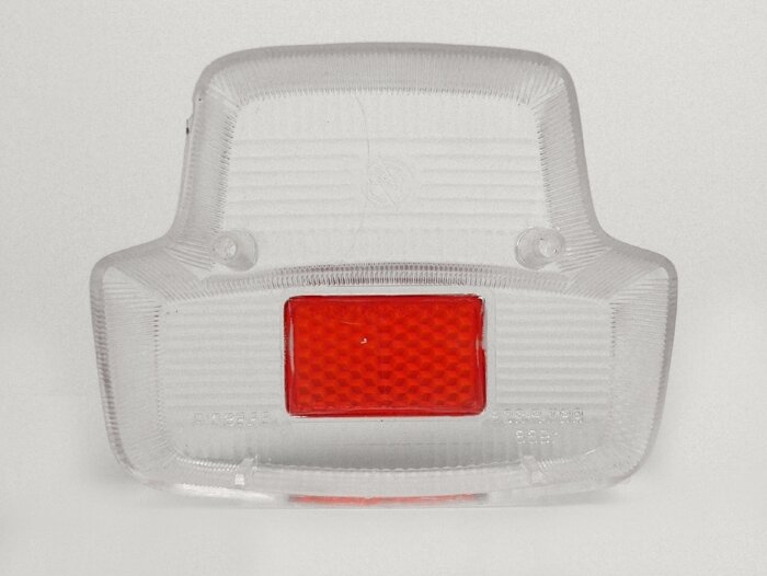Achterlichtglas -VESPA- Vespa Antiek groot - Vespa Super (VNC1T, VBC1T), GT125 (VNL2T), Sprint (VLB1T vanaf 025479), SS180 (VSC1T vanaf 0018001) / Wit
