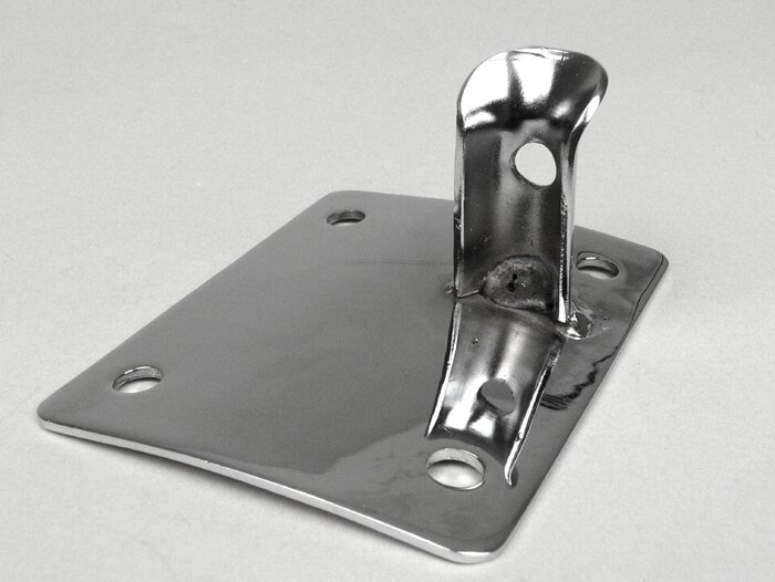 Seat bracket -LAMBRETTA- LI, LI S, SX, TV, DL, GP - Chrome