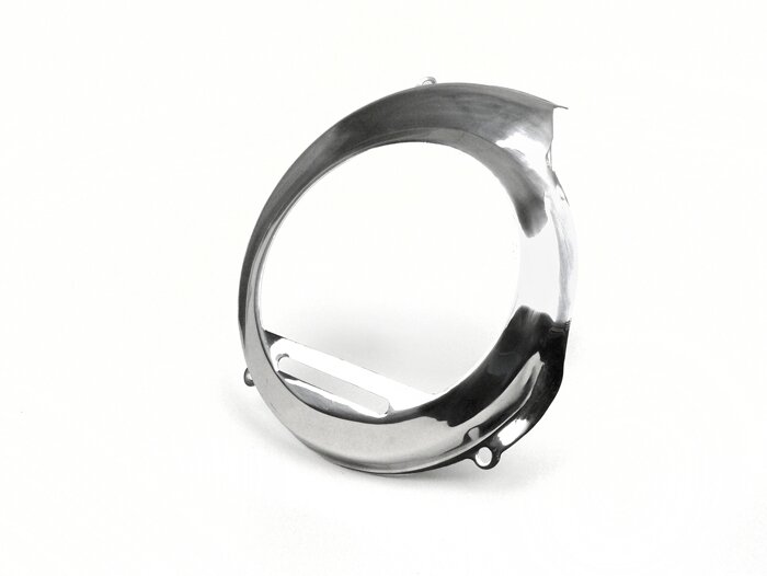 Flywheel cover -SPAQ- Vespa Sprint150 (VLB1T), GT125 (VNL2T), GTR125 (VNL2T), VNA, VBA,VBB, GL, T4, Super (VNC/VBC) - stainless steel