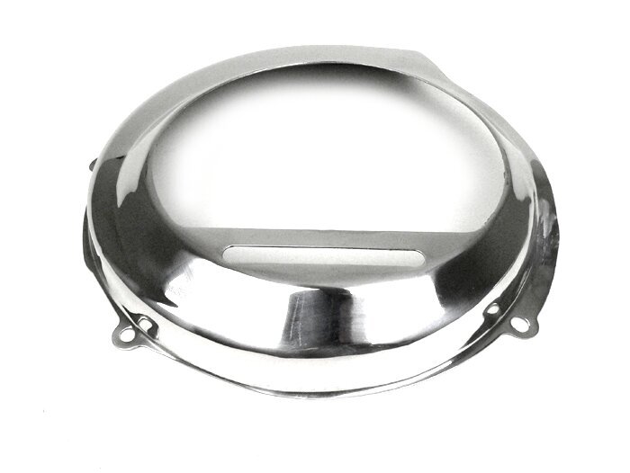 Flywheel cover -SPAQ- Vespa Sprint150 (VLB1T), GT125 (VNL2T), GTR125 (VNL2T), VNA, VBA,VBB, GL, T4, Super (VNC/VBC) - stainless steel