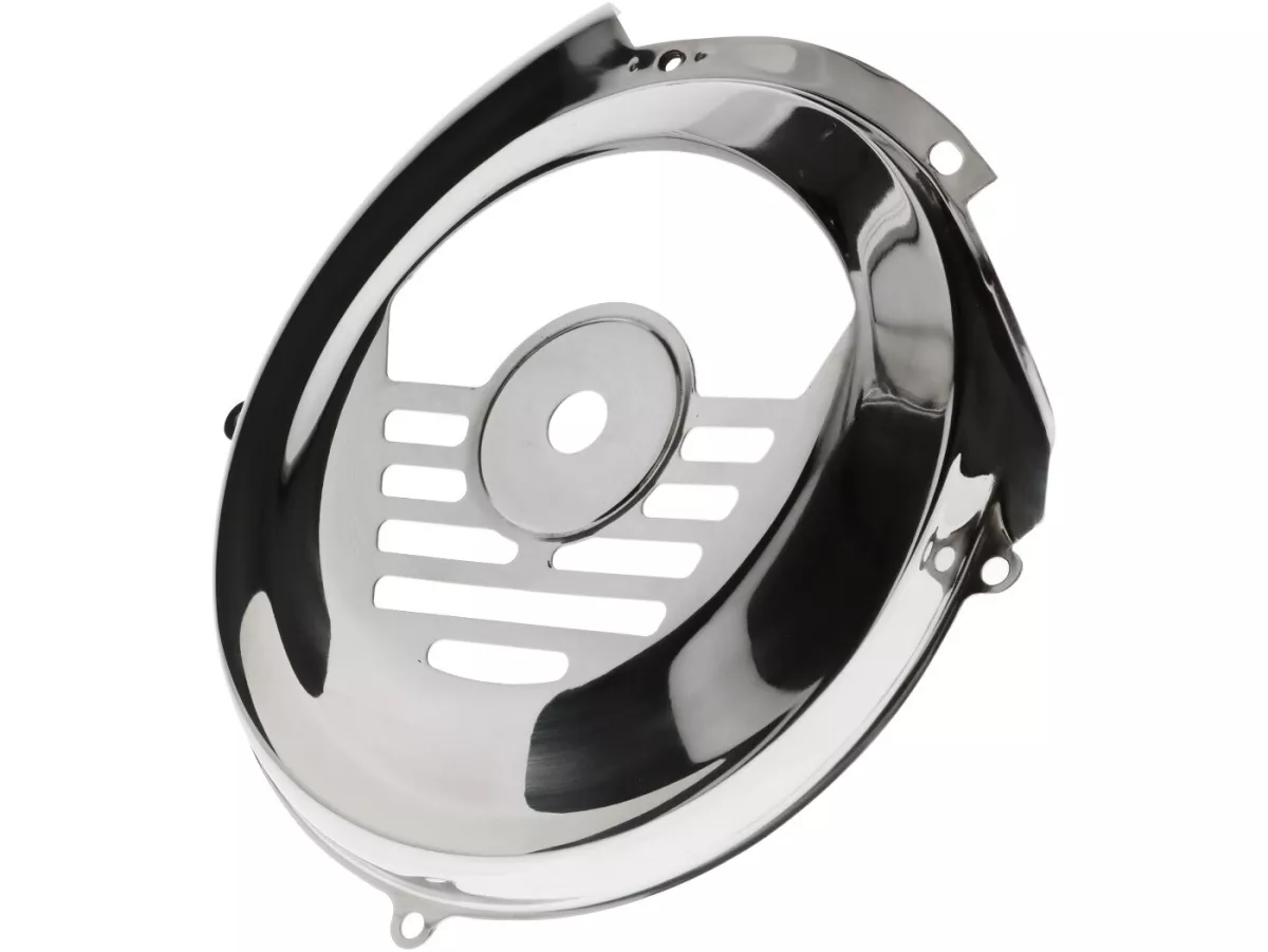 Copricerchio -QUALITÀ OEM- Vespa Smallframe V50, PV, ET, PK - sembra V50 1°serie (1963-1965) - acciaio inox