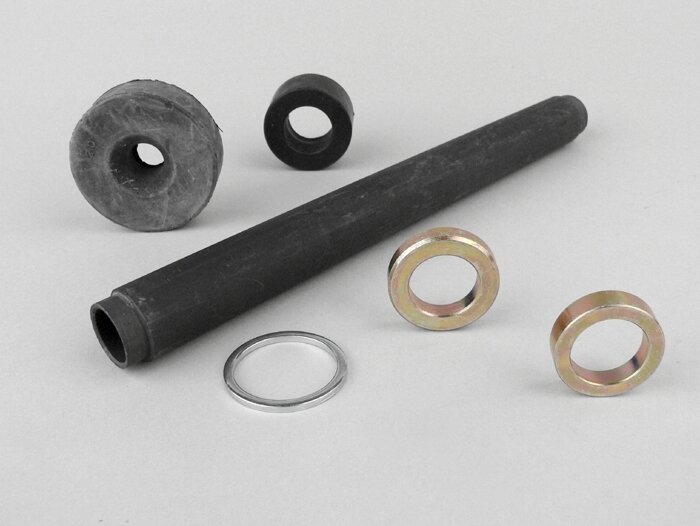 Silent block-sats motortvärbalk -VESPA- PX80, PX125, PX150, Sprint150 (VLB1T), TS125 (VNL3T), GT125 (VNL2T), GTR125 (VNL2T), Super, GL150 (VLA1T), VNA, VNB, VBA, VBB