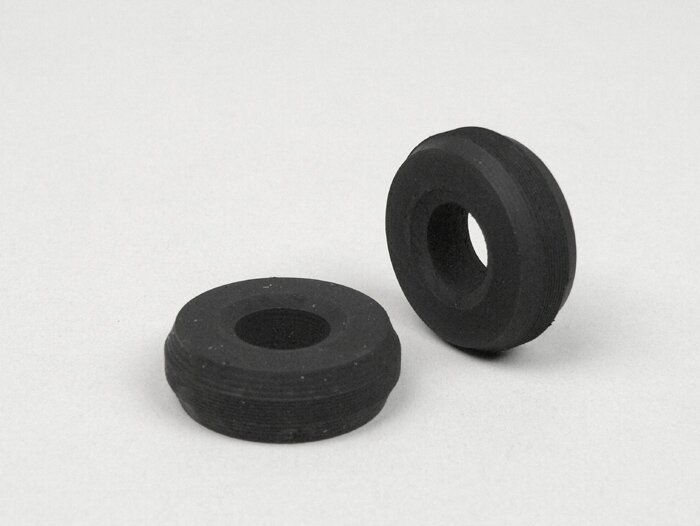 Silent block set for front upper shock absorber -OEM QUALITY- Vespa V50, V90, PV125, ET3, SS50, SS90