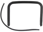 Rubberset brugstuk/frame/beenschild -LAMBRETTA- Lambretta DL, GP - Zwart