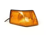 Indicador -SIEM- Vespa PX80, PX125, PX150, PX200, T5 125cc - carcasa negra - lentes naranjas - trasero izquierdo