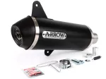 Silenziatore posteriore- ARROW Urban- Alluminio scuro- Vespa GTS 300ie (ZAPMA33) 2016-2018, Vespa GTS 300ie (ZAPMA36) 2018-.