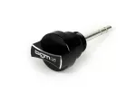 Bouchon de remplissage d'huile avec jauge -BGM PRO, huile moteur- Piaggio Leader/Quasar - Vespa ET4, LX, LXV, S, GT, GTS, GTV, GTL 125-300ccm - noir anodisé
