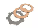Clutch friction plate set -BGM ORIGINAL Vespa type 7 springs  (Rally200, PX200, T5 125cc)- 3 plates