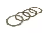 Forros de embrague -BGM PRO SPORT Alu- tipo Honda CR80 (discos estrechos, 14mm), adecuado para la cesta de embrague Vespa Cosa2/FL (1992-), PX (1995-), Superstrong, Scooter & Service, MMW, Ultrastrong - 4-discos