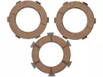 Clutch friction plate set -VESPA type 6 springs (PX80, PX125, PX150)- 3 friction plates premium quality