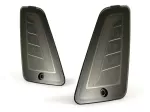 Juego de intermitentes delanteros -4 CORSA (2014-) LED, luz de marcha diurna (marca E)- Vespa GT, GTL, GTV, GTS 125-300, HPE, Supertech (2019-2022) - ahumado