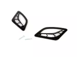 Paire grilles clignotants -MOTO NOSTRA- Vespa GT, GTL, GTV, GTS 125-300 - arrière - noir briliant