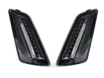 Juego de intermitentes delanteros -MOTO NOSTRA (2014-2022) luz de marcha LED dinámica, luz de marcha diurna (marca E)- Vespa GT, GTL, GTV, GTS 125-300, HPE, Supertech (2019-2022) - ahumado