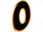 noir, orange