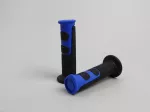 black, blue
