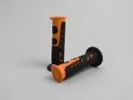 black, orange