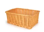 Cesta - cesta de mimbre - CALIDAD OEM 43x33x19cm- bicicleta, scooter, motoneta, Vespa, ciclomotor - color: natural