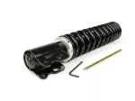 Ammortizzatore anteriore -YSS Pro-X, 255mm, con TÜV/ABE- Vespa PX80, PX125, PX150, PX200, T5 125cc - molla nera
