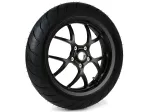 Llanta completa -BGM PRO SPORT 13 pulgadas- DUNLOP ScootSmart 130/60-13 - Vespa GTS, GTS Super, GTV, Sei Giorni, GT 60, GT, GT L 125-310cc - negro mate