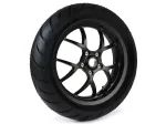 Llanta completa -BGM PRO SPORT 13 pulgadas- DUNLOP ScootSmart 140/60-13 - Vespa GTS, GTS Super, GTV, Sei Giorni, GT 60, GT, GT L 125-310cc - negro mate