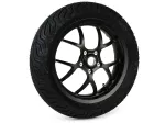 Compleet voorwiel -BGM PRO SPORT 13 inch- MICHELIN City Grip 2 130/60-13 - Vespa GTS, GTS Super, GTV, Sei Giorni, GT 60, GT, GT L 125-310cc - matzwart