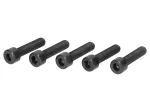 Allen screw set (5 pcs) -DIN 912- M8 x 35 (strength 8.8) black - used for rim BGM PRO Vespa GTS (front/front axle)