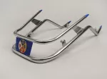 chrome, blue