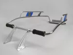 cromo, azul
