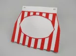 white, red