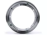 Llanta -FA ITALIA 2.10-10 pulgadas, acero- Vespa (tipo PX) - Vespa Smallframe V50, 50N, Special, PV, ET3, PK50-125 (S/XL/XL2), Largeframe PX, T5, Sprint, Rally, GT/GTR, LML Star, Deluxe - Cromo