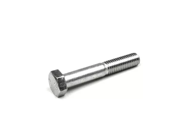 Schroef -DIN 931- M8 x 50mm (gebruikt voor schokdemper/remankerplaat Vespa PX80, PX125, PX150, PX200, T5 125cc, Cosa, PK, Gilera Fuoco, Piaggio Hexagon, MP3, Sfera, SKR, Quartz, Zip SP, Vespa ET2, ET4, GT, GTL, GTS, GTV, LX, LXV, S)