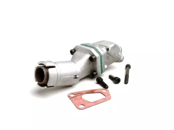 Intake manifold - for reed valve -POLINI 3-stud reed valve- Vespa PK XL - Ø=19/19mm Dellorto SHB