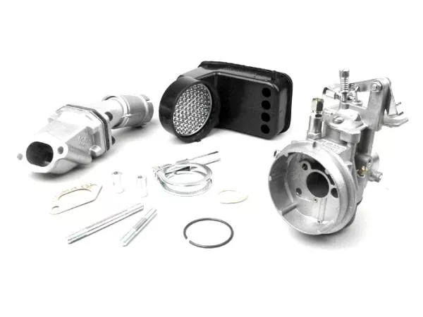 Kit carburador -POLINI 2 agujeros, 19mm Dellorto SHB, diafragma- Vespa PK S