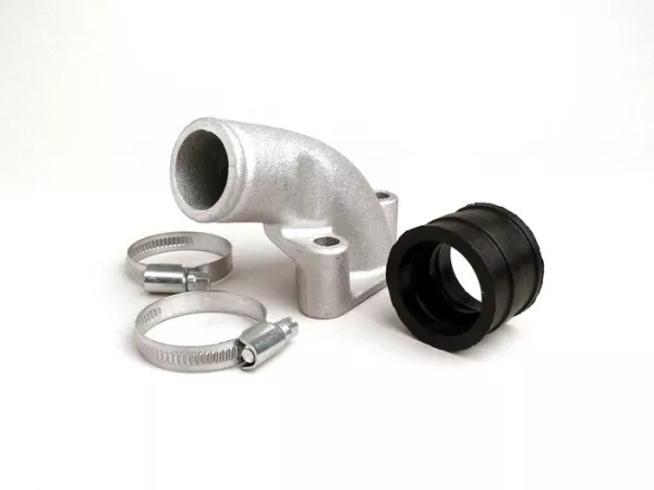 Ansaugstutzen -POLINI Drehschieber- Vespa PX80, PX125, PX150, PX200, Sprint, Rally180 (VSD1T), Rally200 (VSE1T) - AW=Ø34mm (Vergaser Ø28-30mm - PHBH, VHSH, PWK28, TMX30, Smartcarb 26-28)